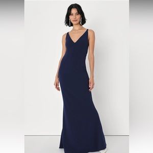 Melora Navy Blue Sleeveless Maxi Dress - WORN ONCE